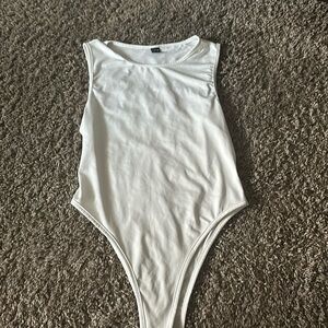 White Tank Top- Petite